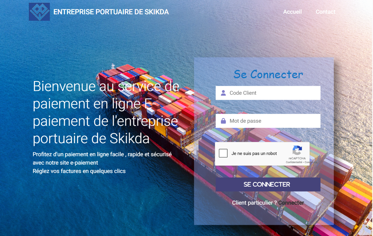 Skikda Port E-Payment